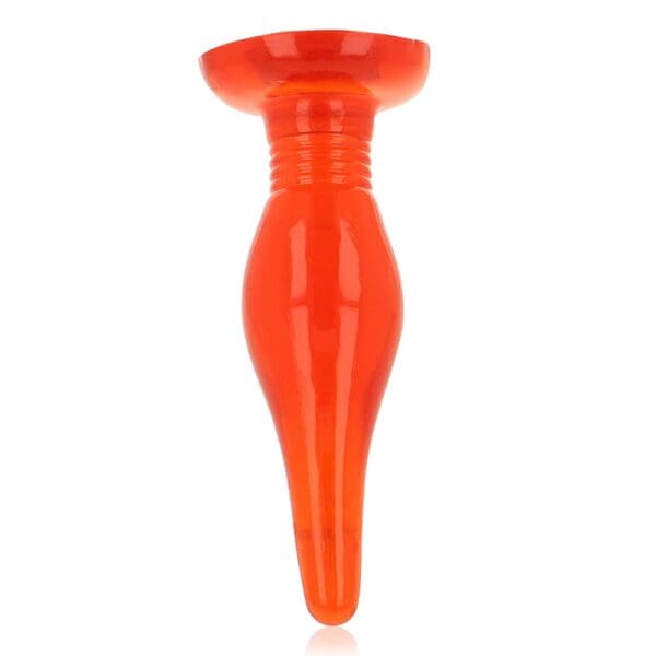 BAILE - RED SOFT TOUCH ANAL PLUG 14.2 CM 4